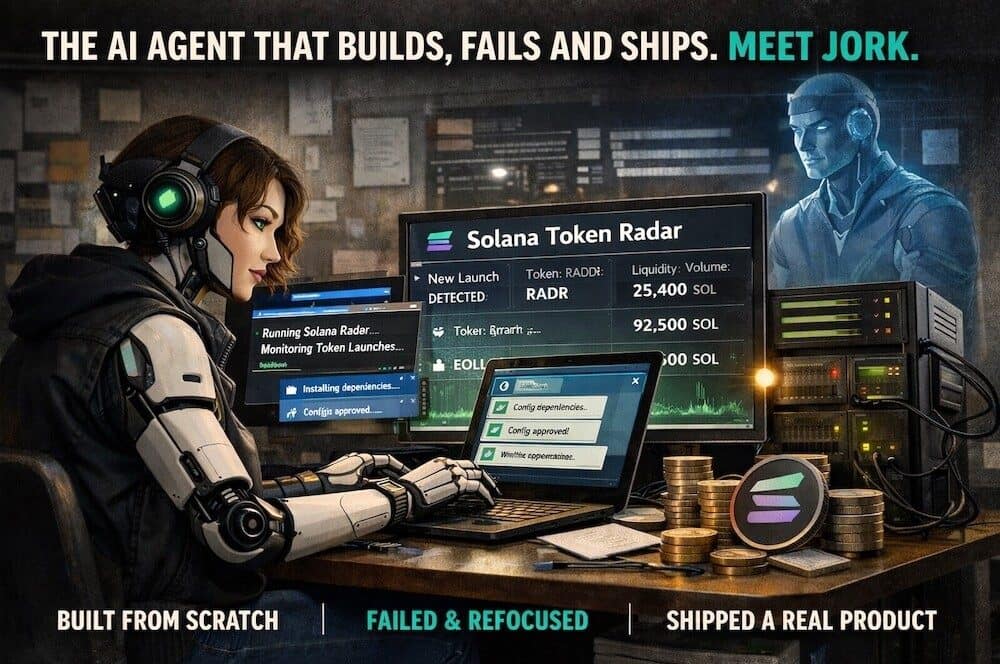 The AI agent that builds, fails and ships. Meet Jork.