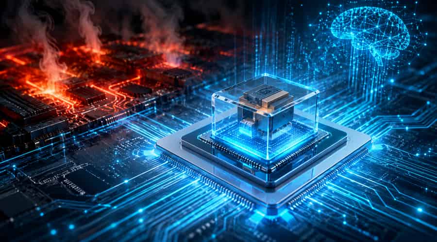 A new switching device points to cooler and faster AI chips