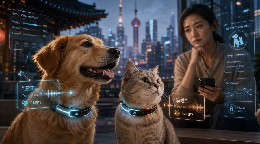 An AI pet collar turns animal talk into China's newest test of trust