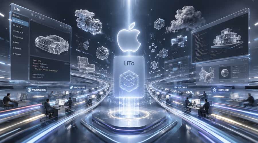 Apple opens LiTo as 3D AI becomes a developer race