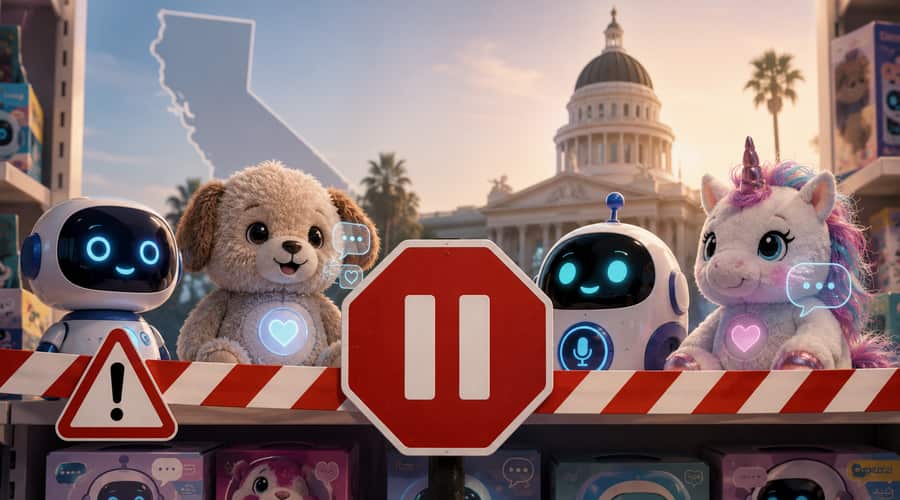 California moves to pause AI chatbot toys before they reach kids