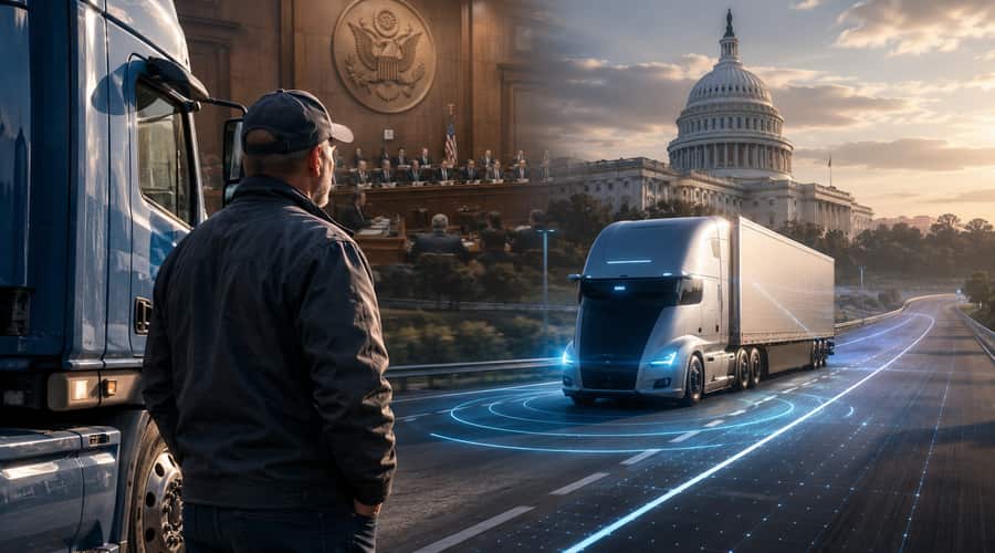 Congress is preparing truck drivers for the autonomous freight era