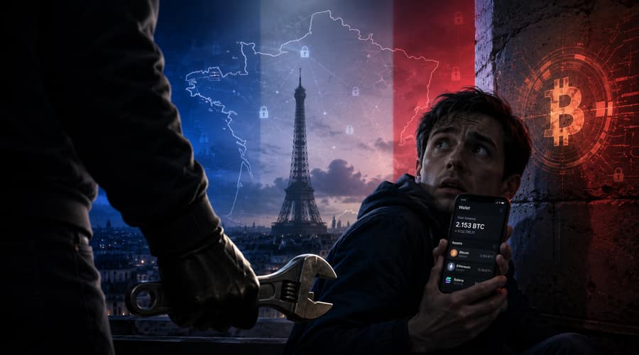 France has become the warning sign for crypto wrench attacks.