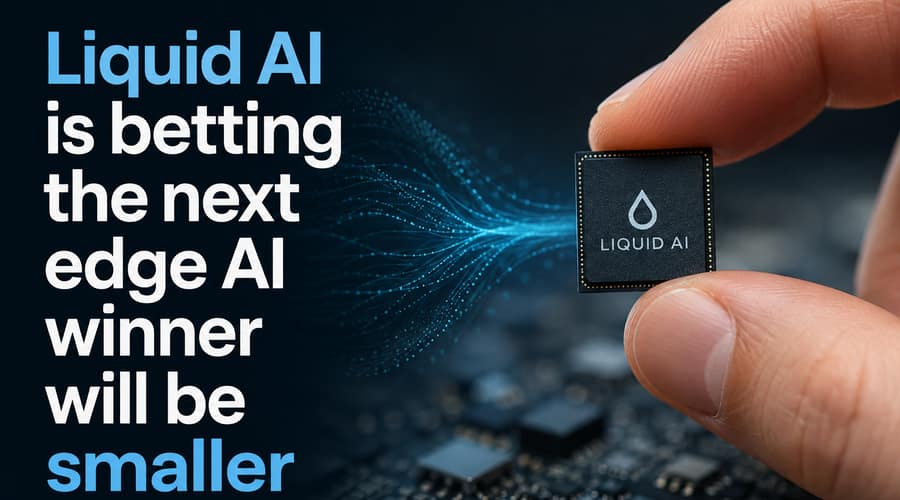 Liquid AI is betting the next edge AI winner will be smaller