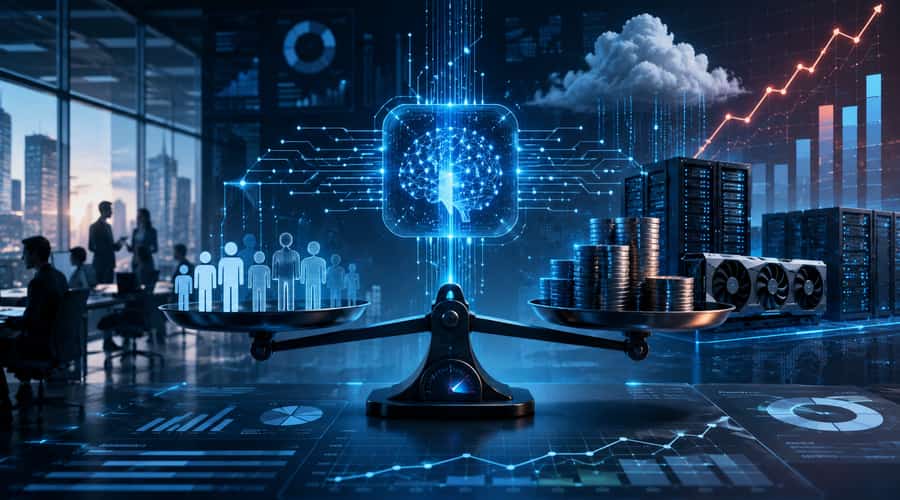 Microsoft's AI cost data puts the labor savings story under pressure