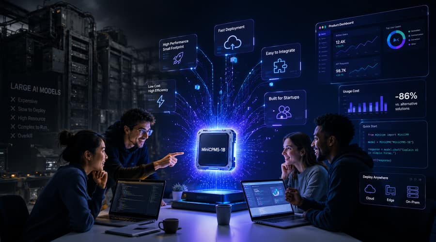 MiniCPM5-1B makes small AI models harder for startups to ignore