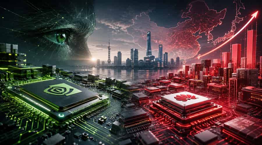 Nvidia is watching Huawei turn China into an AI chip market