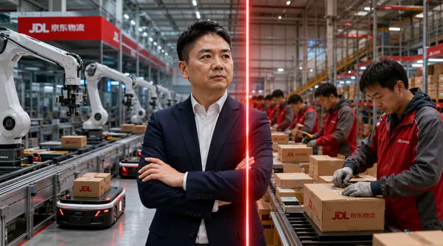 Richard Liu draws a line on robots and workers at JD.com