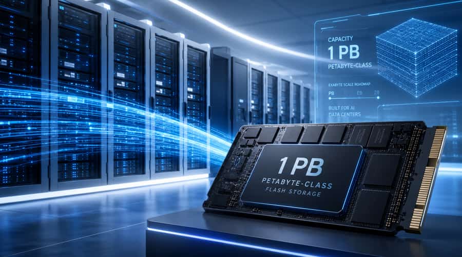 Samsung is pushing flash storage toward a petabyte for AI data centers
