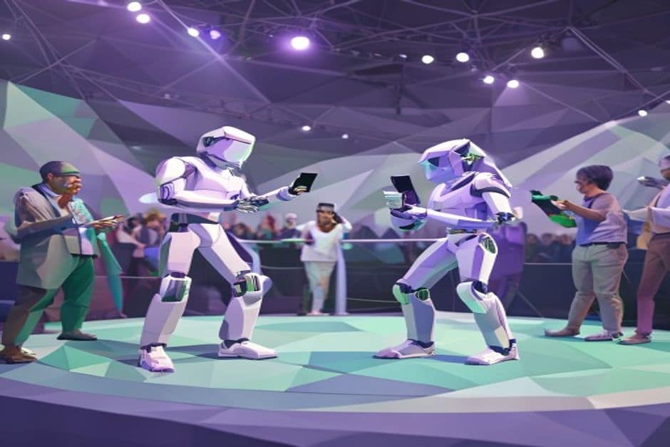 Humanoid robot fights are becoming startup marketing with bruises