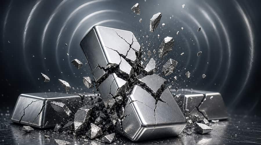 Silver's violent drop shows the metal has become a macro stress test.