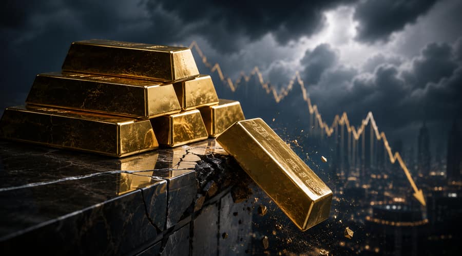 Gold's sharp Friday drop exposes a more fragile macro hedge