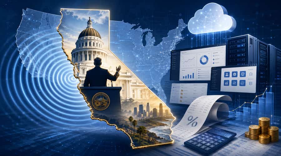 Newsom's software tax would turn California into a national test case for SaaS