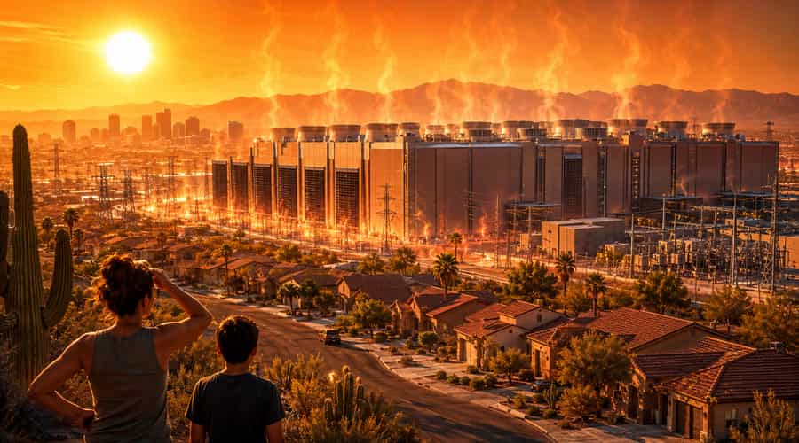 Phoenix data centers are heating nearby neighborhoods and the pressure is rising