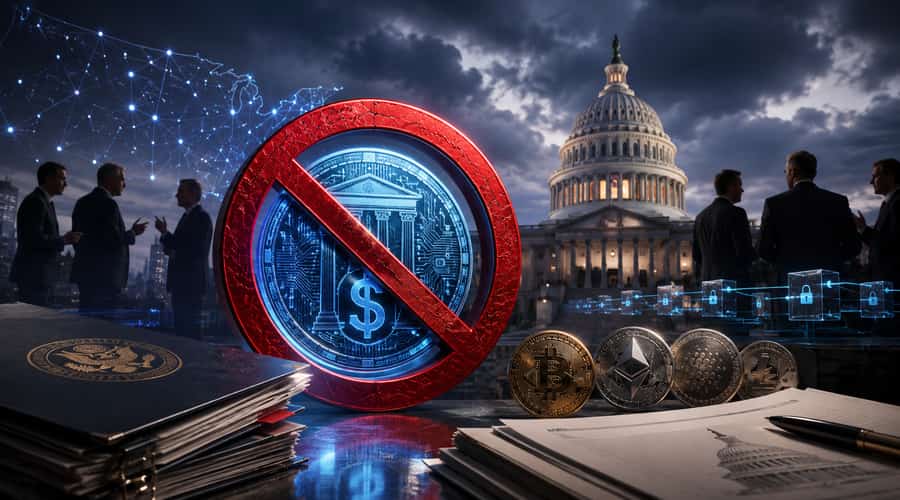 Republicans push a hard CBDC ban as crypto rules advance in Washington