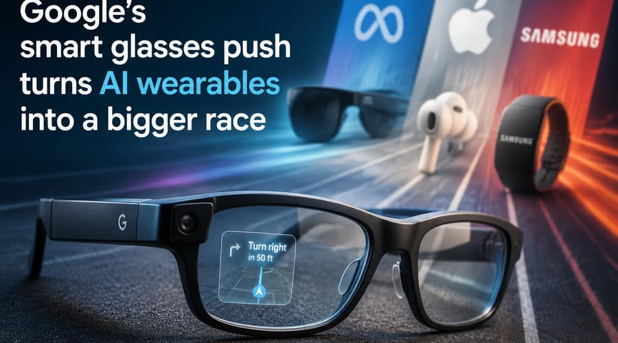Google's smart glasses push turns AI wearables into a bigger race