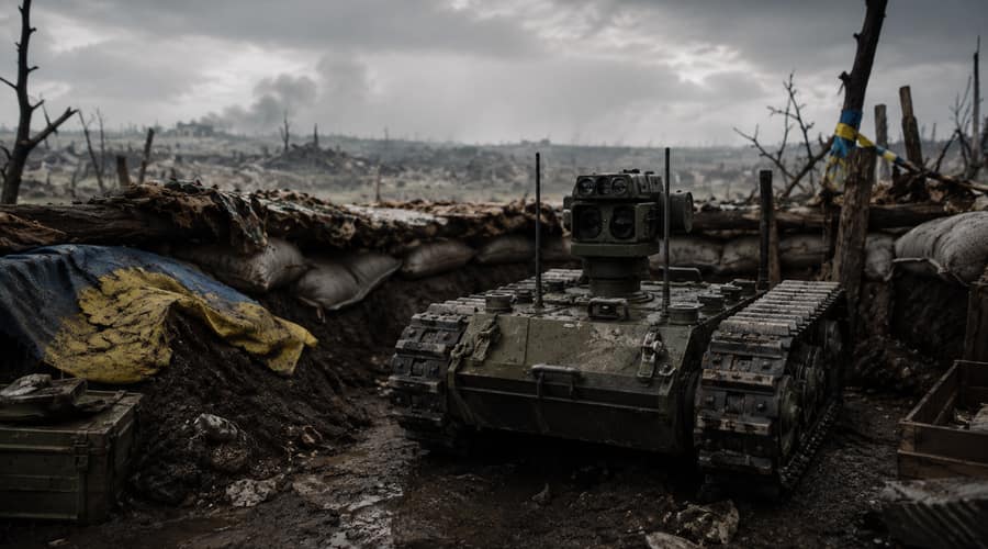 Ukraine's ground robot held a position for 45 days