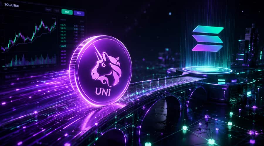 Uniswap’s UNI token now trades natively on Solana