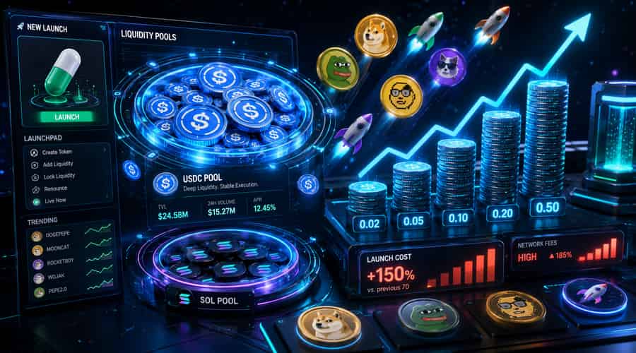 Pump.fun launches USDC pools, raises memecoin launch costs