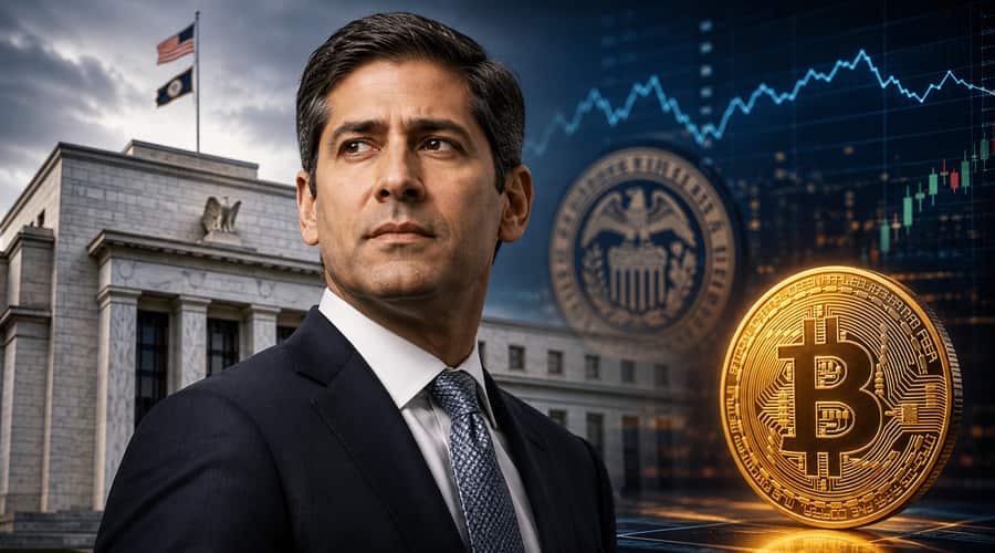 Kevin Warsh takes the Fed as Bitcoin waits for the next rate signal