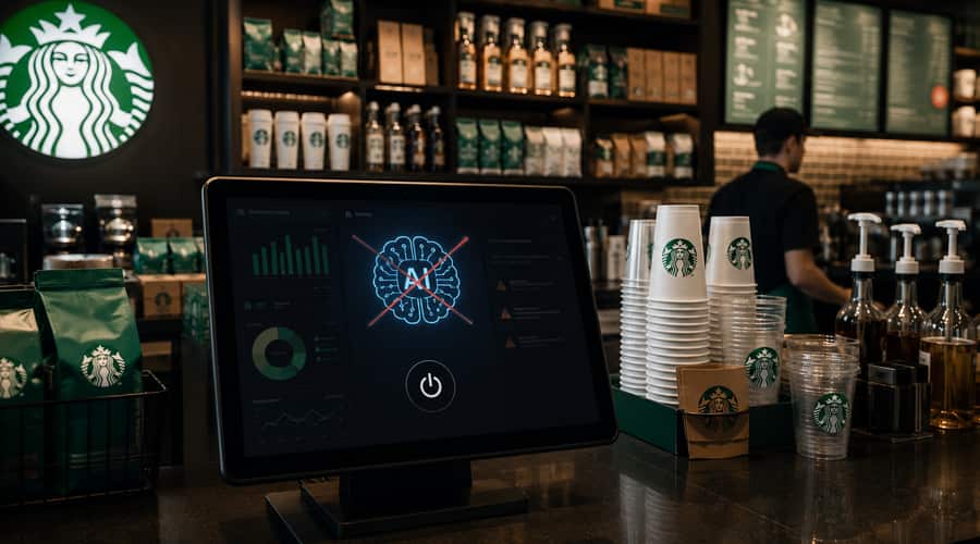 Starbucks has scrapped its AI inventory tool after nine months
