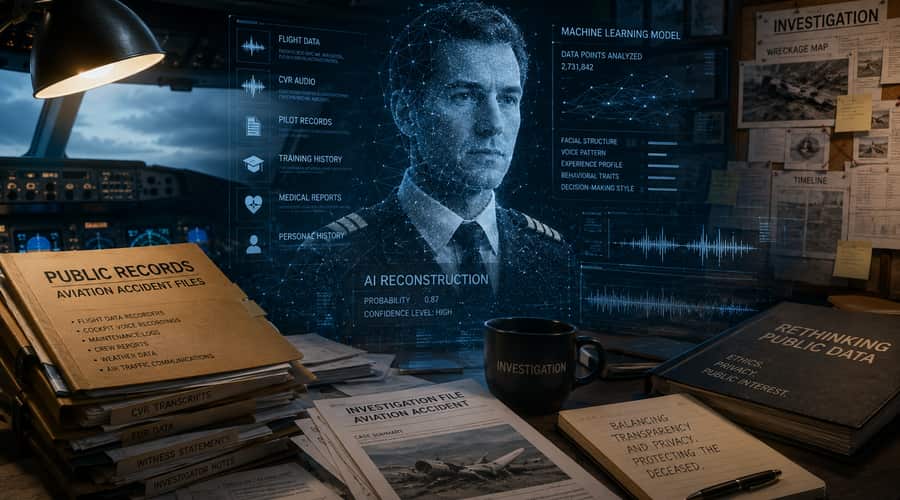 AI recreations of dead pilots force NTSB to rethink public data