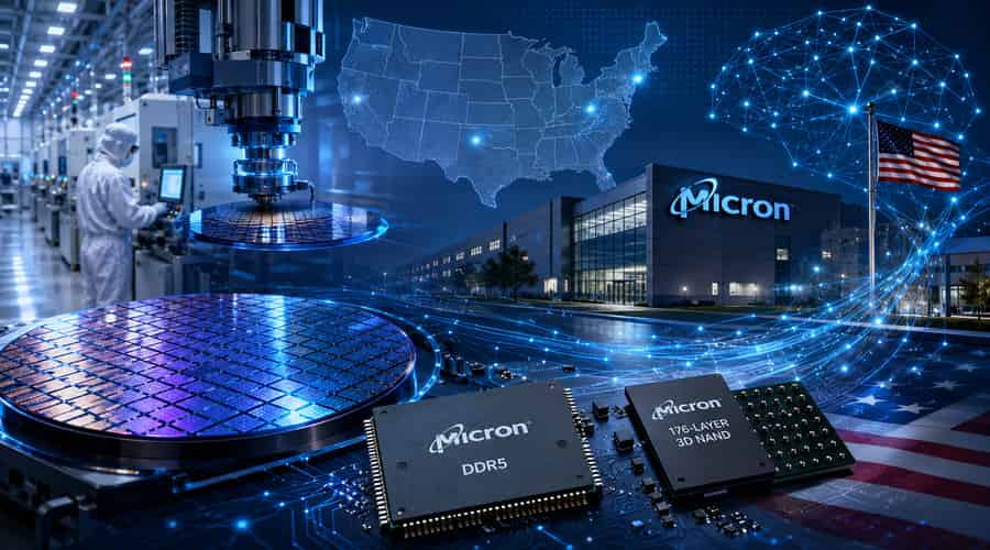 Micron brings advanced U.S. memory production into the AI supply race