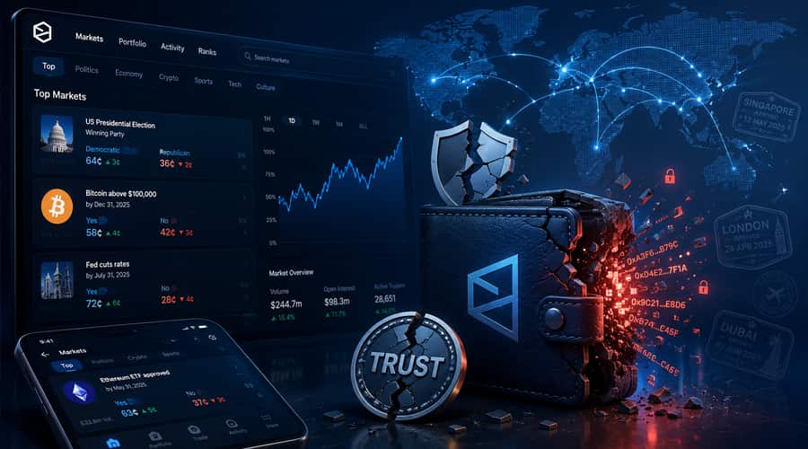 Polymarket’s wallet breach tests its credibility as it pushes abroad