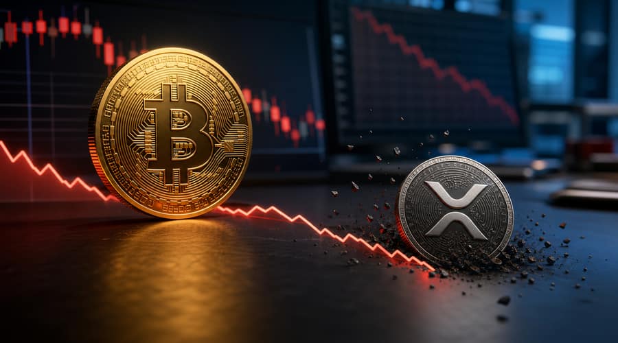 Bitcoin Stalls Below $80K as XRP Selloff Deepens and SHIB Faces Pressure