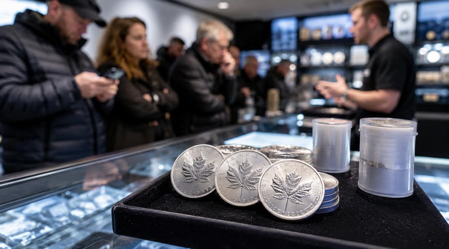 Silver Maple Leaf demand is testing the patience of retail buyers