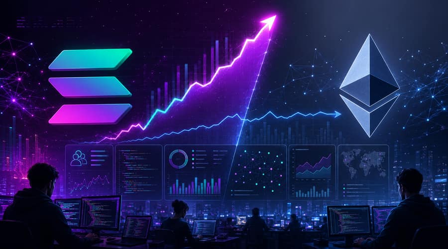 Solana has overtaken Ethereum in active developers and the data shows why