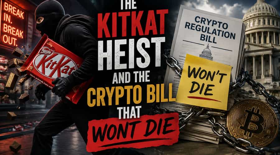 The KitKat Heist and the Crypto Bill That Wont Die