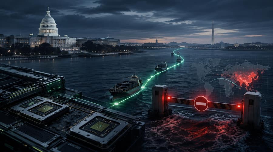 Washington is closing an offshore route for Nvidia AI chips
