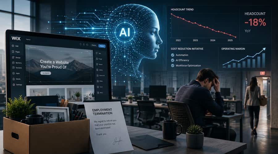 Wix layoffs show AI is becoming a cost story for workers