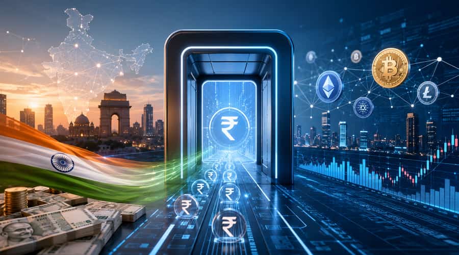 Coinbase opens a direct rupee gateway into India's crypto market