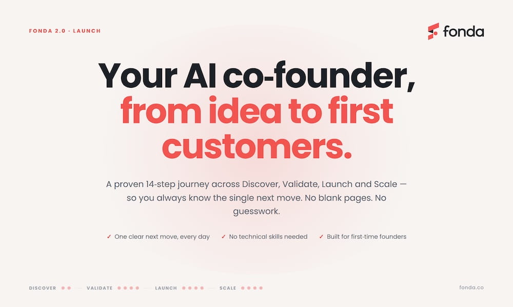 Fonda the AI co-founder