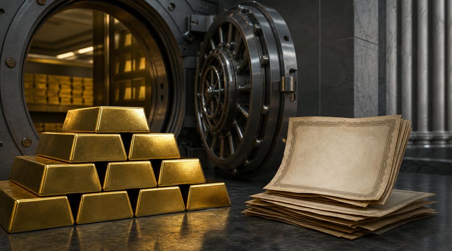 Gold has replaced Treasuries at the center of reserve management