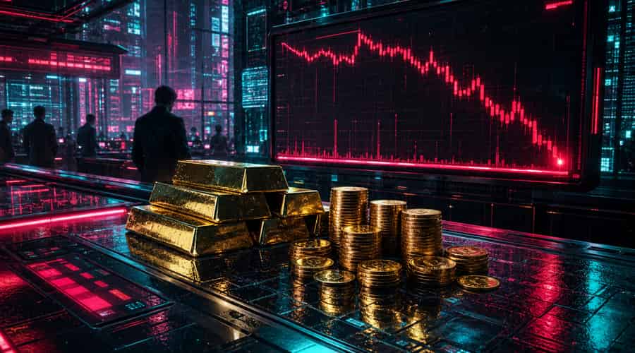 Gold sinks to its lowest level since November as the Fed's tightening bias overrides every safe haven argument