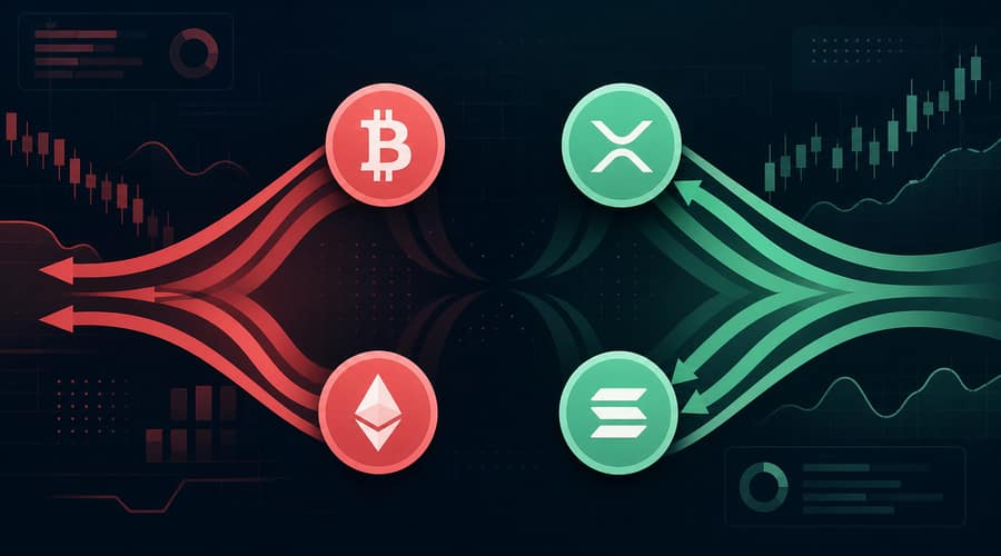 XRP ETFs hit four weeks of inflows as Bitcoin and Ethereum funds bleed billions