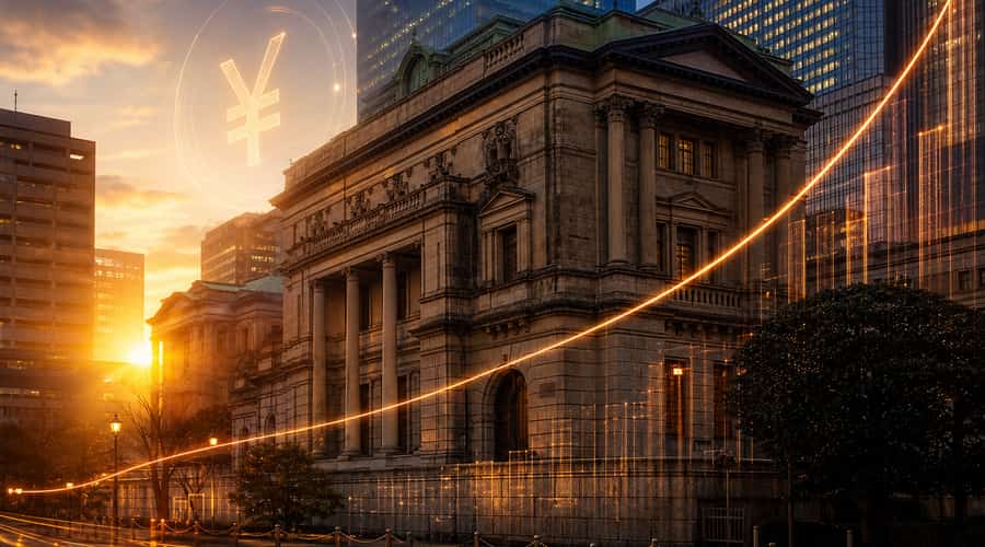 Japan's central bank is hiking to 1% while its governor is in the hospital