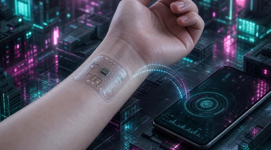 Singapore researchers build a battery-free skin patch that tracks blood pressure around the clock