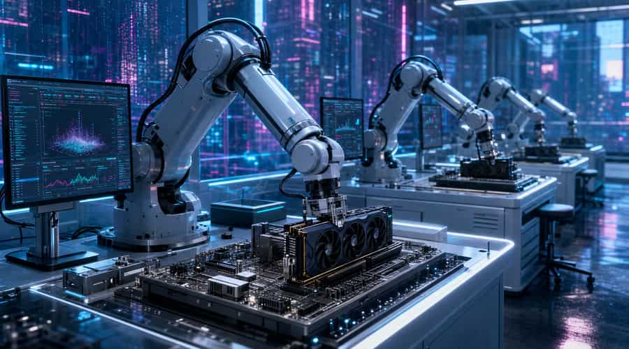 Nvidia's ENPIRE lets AI coding agents train robots to install the GPUs that run AI