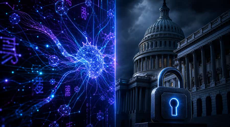 China's Z.ai open-sourced a frontier coding model the same day Washington banned its American rival