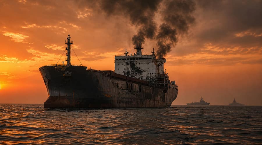 Iran strikes a Singapore-flagged vessel in the Strait of Hormuz as transit fee dispute deepens the global oil crisis