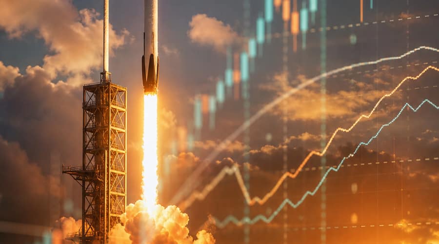 SpaceX drew $89 billion in demand for its debut bond offering but the stock tells a more complicated story