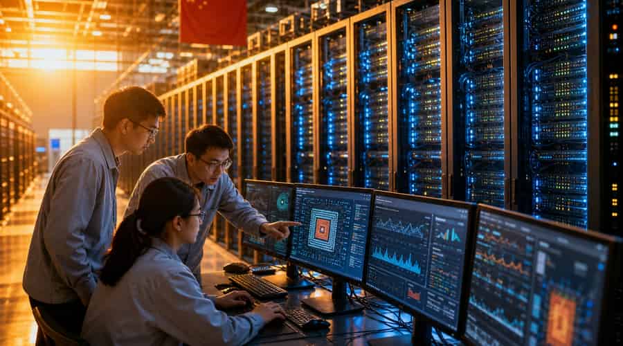 Chinese Firms Plan to Send Nearly Half Their AI Chip Budgets to Local Rivals