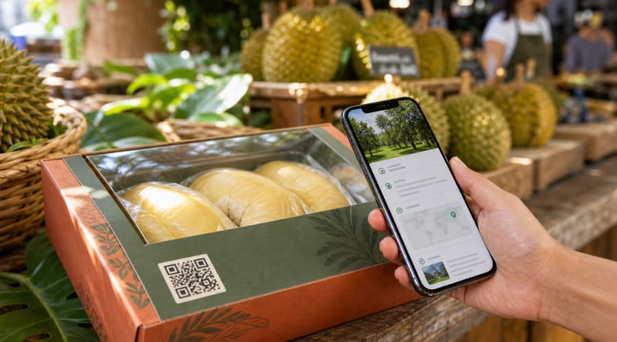 Singapore's AGONG Durian Uses Blockchain to Prove Every Fruit Is Genuine