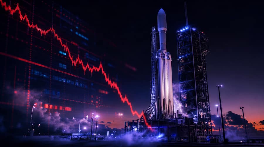 SpaceX Shares Fall Below Their IPO Price Just Five Weeks After Record Debut