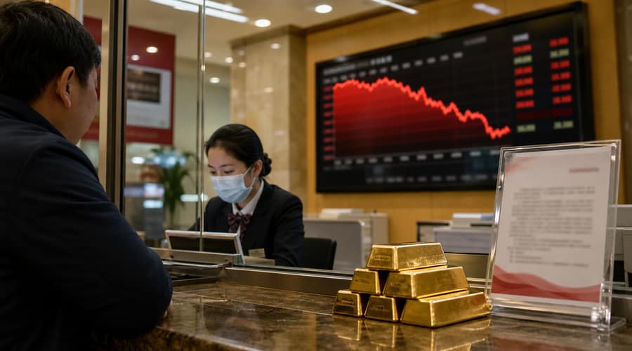 China's Biggest Banks Order Retail Gold Traders to Exit by July 24