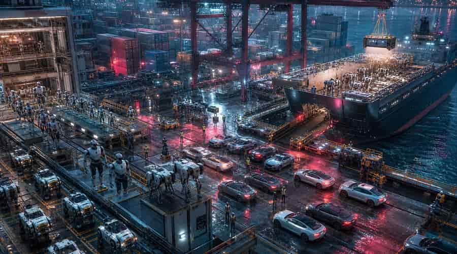 China's Robot and EV Exports Surge as Made in China Climbs the Value Chain